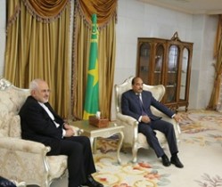 دیدار ظریف با رئیس جمهور موریتانی
